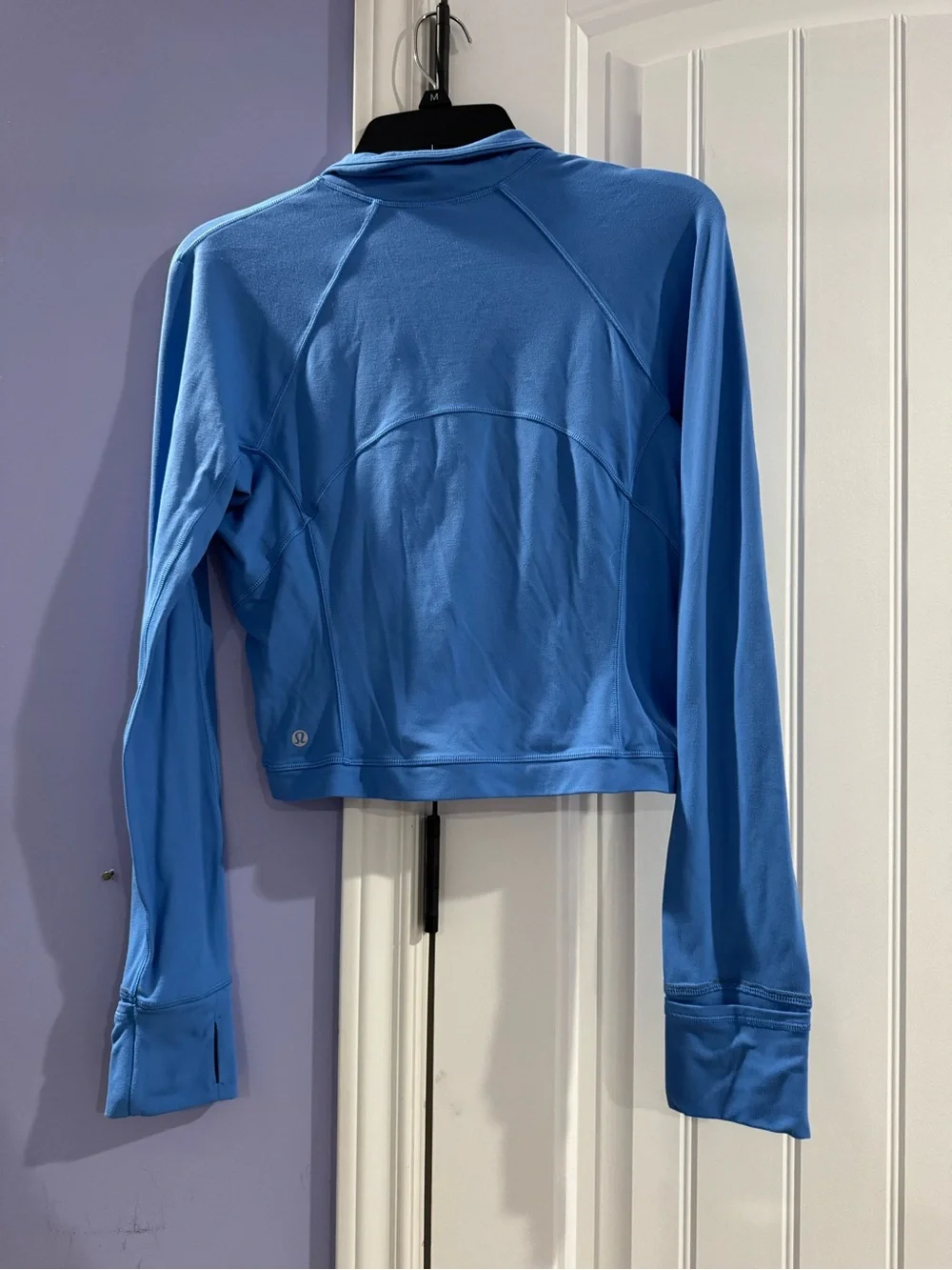 lululemon athletica cobalt blue quarter-zip pullover